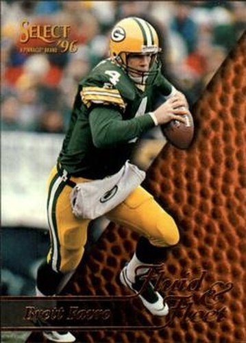 #182 Brett Favre - Green Bay Packers - 1996 Select Football