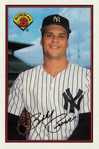#182 Bob Brower - New York Yankees - 1989 Bowman Baseball