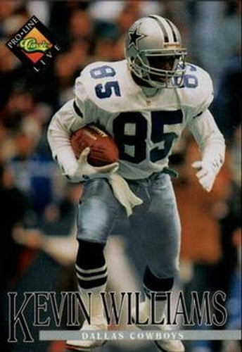 #182 Kevin Williams - Dallas Cowboys - 1994 Pro Line Live Football