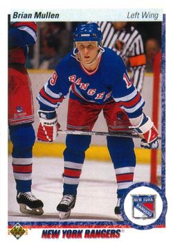 #182 Brian Mullen - New York Rangers - 1990-91 Upper Deck Hockey