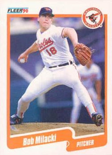 #182 Bob Milacki - Baltimore Orioles - 1990 Fleer USA Baseball