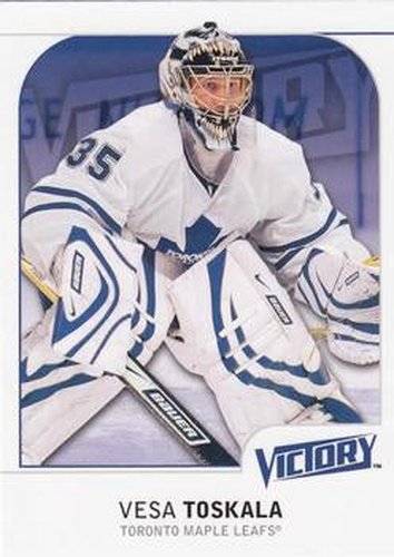 #182 Vesa Toskala - Toronto Maple Leafs - 2009-10 Upper Deck Victory Hockey