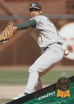 #182 Ron Darling - Oakland Athletics - 1993 Leaf Baseball