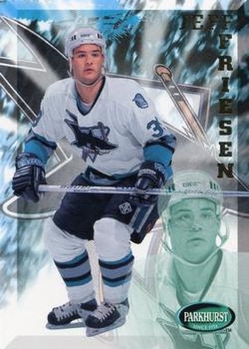 #182 Jeff Friesen - San Jose Sharks - 1995-96 Parkhurst International Hockey