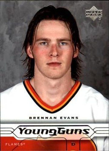 #182 Brennan Evans - Calgary Flames - 2004-05 Upper Deck Hockey