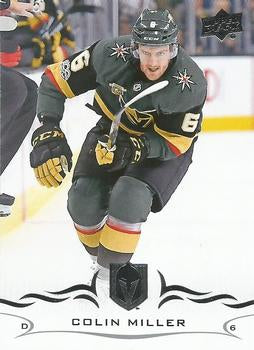 #182 Colin Miller - Vegas Golden Knights - 2018-19 Upper Deck Hockey