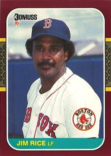 #182 Jim Rice - Boston Red Sox - 1987 Donruss Opening Day Baseball