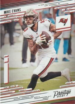 #182 Mike Evans - Tampa Bay Buccaneers - 2021 Panini Prestige Football