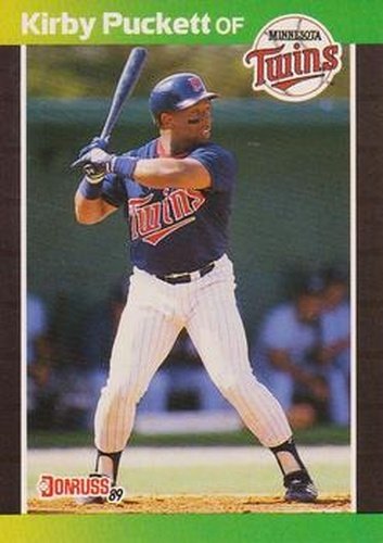#182 Kirby Puckett - Minnesota Twins - 1989 Donruss Baseball