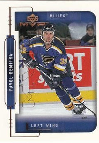 #182 Pavol Demitra - St. Louis Blues - 1999-00 Upper Deck MVP Hockey