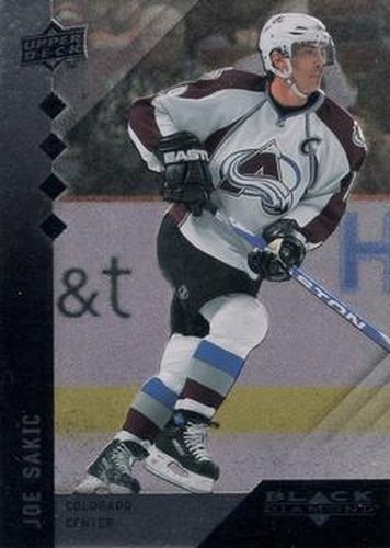 #183 Joe Sakic - Colorado Avalanche - 2009-10 Upper Deck Black Diamond Hockey