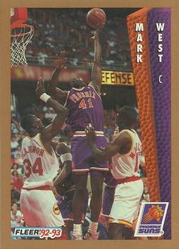 #183 Mark West - Phoenix Suns - 1992-93 Fleer Basketball