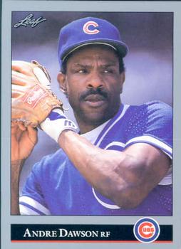 #183 Andre Dawson - Chicago Cubs - 1992 Leaf Baseball