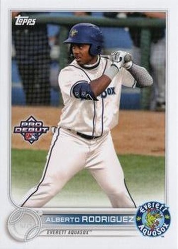 #PD-183 Alberto Rodriguez - Everett AquaSox - 2022 Topps Pro Debut Baseball