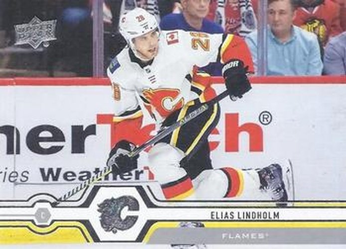 #183 Elias Lindholm - Calgary Flames - 2019-20 Upper Deck Hockey
