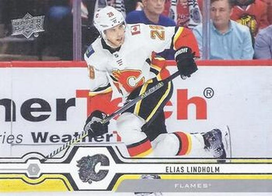 #183 Elias Lindholm - Calgary Flames - 2019-20 Upper Deck Hockey