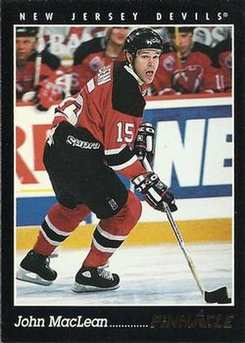 #183 John MacLean - New Jersey Devils - 1993-94 Pinnacle Hockey