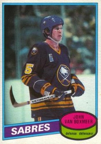#183 John Van Boxmeer - Buffalo Sabres - 1980-81 O-Pee-Chee Hockey