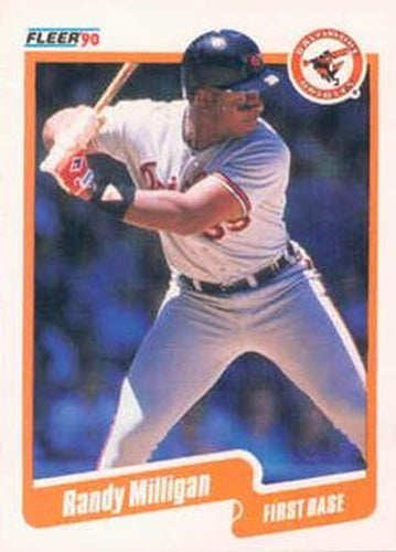 #183 Randy Milligan - Baltimore Orioles - 1990 Fleer USA Baseball