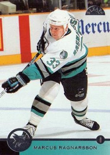 #183 Marcus Ragnarsson - San Jose Sharks - 1996-97 Leaf Hockey
