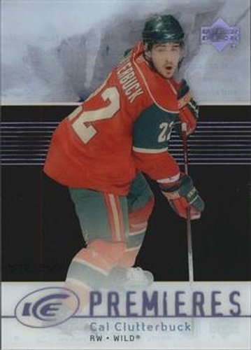 #183 Cal Clutterbuck - Minnesota Wild - 2007-08 Upper Deck Ice Hockey