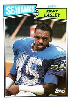 #183 Kenny Easley - Seattle Seahawks - 1987 Topps Football