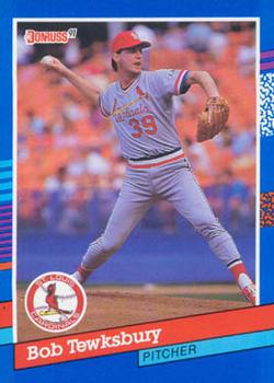 #183 Bob Tewksbury - St. Louis Cardinals - 1991 Donruss Baseball