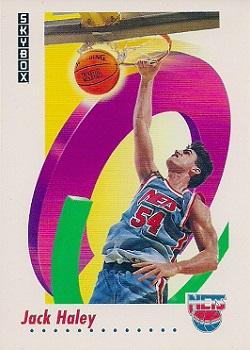 #183 Jack Haley - New Jersey Nets - 1991-92 SkyBox Basketball