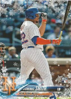 #HMW183 Dominic Smith - New York Mets - 2018 Topps Holiday Baseball