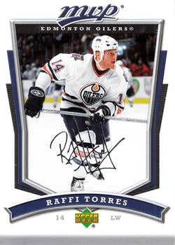 #183 Raffi Torres - Edmonton Oilers - 2007-08 Upper Deck MVP Hockey