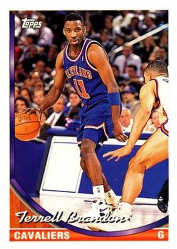 #183 Terrell Brandon - Cleveland Cavaliers - 1993-94 Topps Basketball
