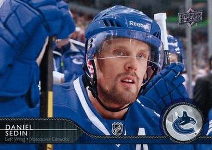 #183 Daniel Sedin - Vancouver Canucks - 2014-15 Upper Deck Hockey