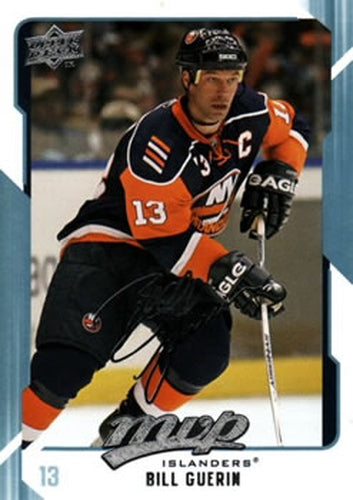 #183 Bill Guerin - New York Islanders - 2008-09 Upper Deck MVP Hockey