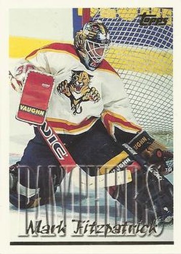 #183 Mark Fitzpatrick - Florida Panthers - 1995-96 Topps Hockey