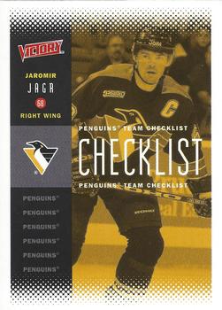 #183 Jaromir Jagr - Pittsburgh Penguins - 2000-01 Upper Deck Victory Hockey