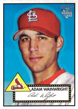 #183 Adam Wainwright - St. Louis Cardinals - 2006 Topps 1952 Edition Baseball