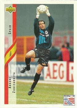 #183 Andoni Zubizarreta - Spain - 1994 Upper Deck World Cup Contenders English/Spanish Soccer