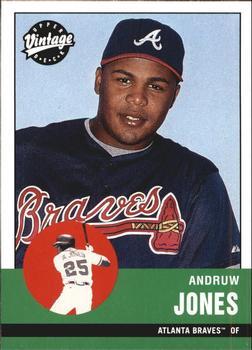 #183 Andruw Jones - Atlanta Braves - 2001 Upper Deck Vintage Baseball