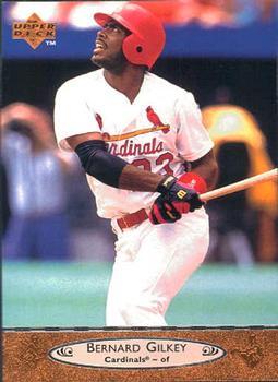 #183 Bernard Gilkey - St. Louis Cardinals - 1996 Upper Deck Baseball