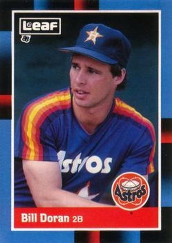 #183 Bill Doran - Houston Astros - 1988 Leaf Baseball