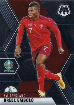 #183 Breel Embolo - Switzerland - 2021 Panini Mosaic UEFA EURO Soccer
