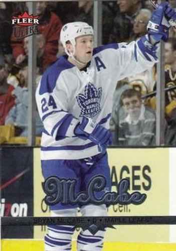 #183 Bryan McCabe - Toronto Maple Leafs - 2005-06 Ultra Hockey