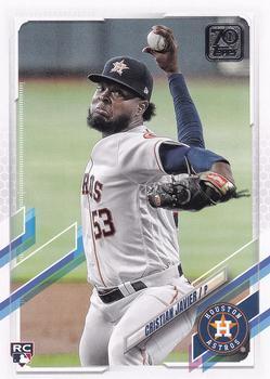 #183 Cristian Javier - Houston Astros - 2021 Topps Baseball