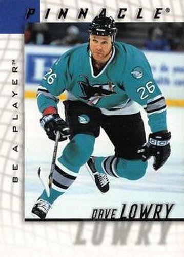 #183 Dave Lowry - San Jose Sharks - 1997-98 Pinnacle Be a Player Hockey