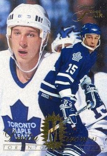 #183 Dmitri Mironov - Toronto Maple Leafs - 1994-95 Flair Hockey