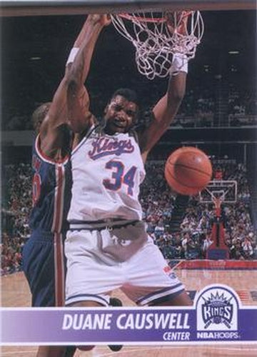 #183 Duane Causwell - Sacramento Kings - 1994-95 Hoops Basketball
