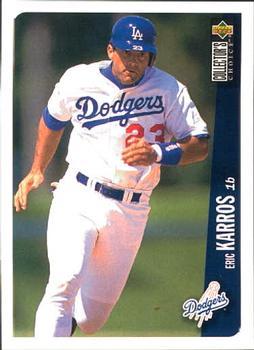 #183 Eric Karros - Los Angeles Dodgers - 1996 Collector's Choice Baseball