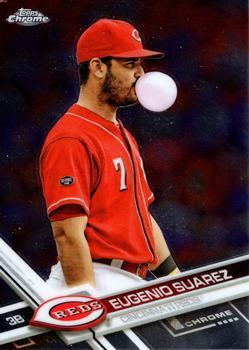 #183 Eugenio Suarez - Cincinnati Reds - 2017 Topps Chrome Baseball