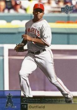 #183 Garret Anderson - Los Angeles Angels - 2009 Upper Deck Baseball