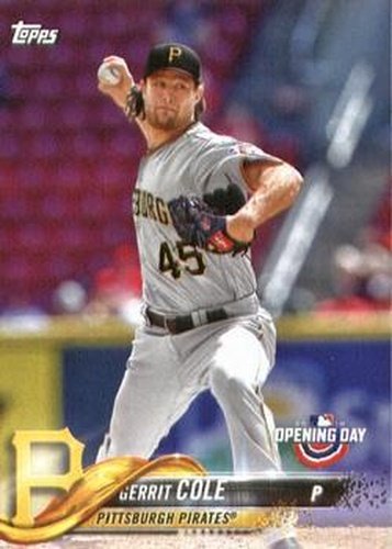 #183 Gerrit Cole - Pittsburgh Pirates - 2018 Topps Opening Day Baseball
